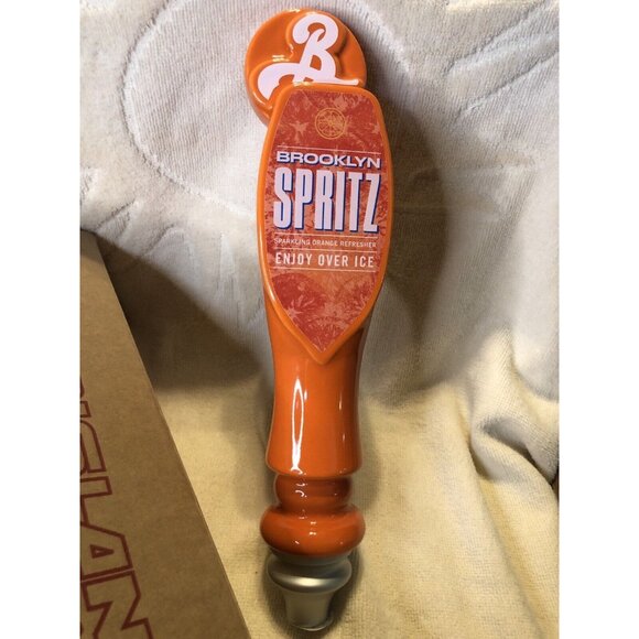 Brooklyn Spritz Ceramic Orange Beer Tap Handle - Picture 5 of 5